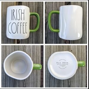 RAE DUNN "Irish Coffee" Coffee Mug NWT